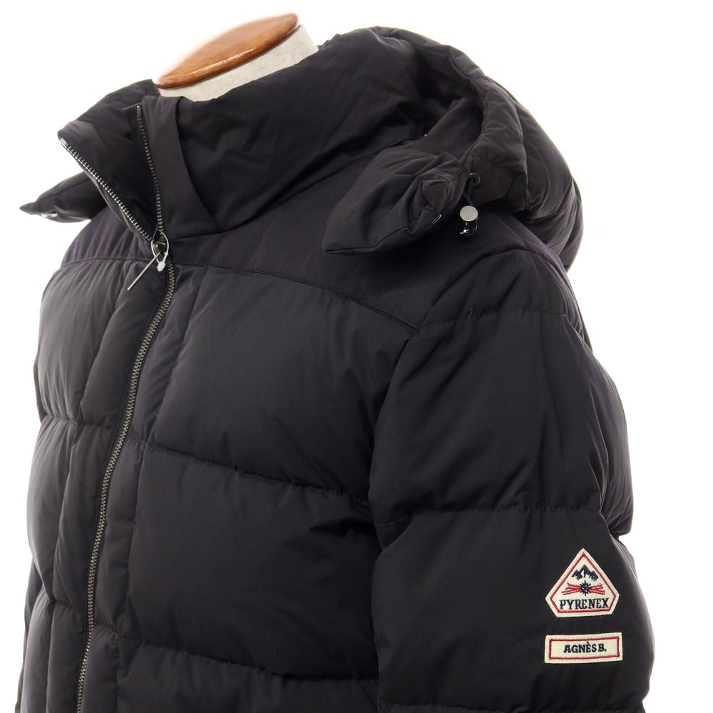 【中古】アニエスベー agnes b. ×ピレネックス AD34 ポリエステル ダウンジャケット ブルゾン ブラック【サイズM】【BLK】【A/W】【状態ランクB】【メンズ】【769069】