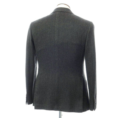 [Used] Sartorio wool herringbone tailored jacket, forest green x black [Size 48] [GRN] [A/W] [Condition Rank B] ​​[Men&