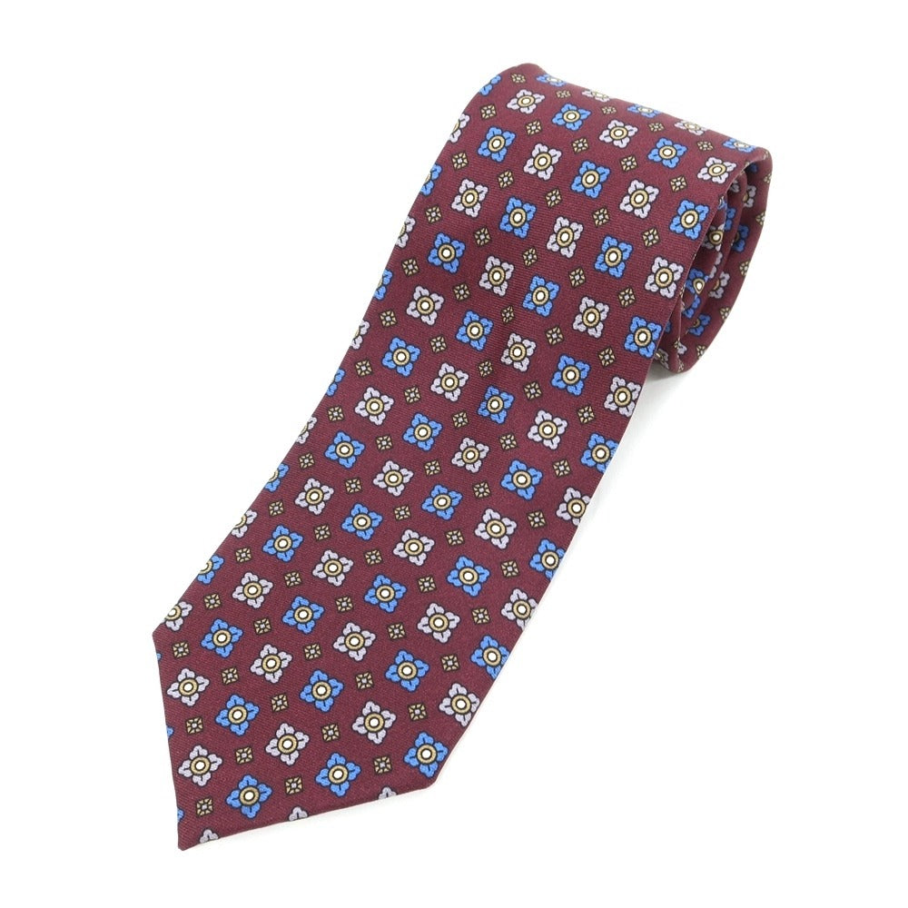 【中古】ジエレ GIERRE 小紋柄ネクタイ
 ボルドー【RED】【S/S/A/W】【状態ランクB】【メンズ】
【769781】