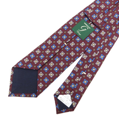【中古】ジエレ GIERRE 小紋柄ネクタイ
 ボルドー【RED】【S/S/A/W】【状態ランクB】【メンズ】
【769781】
