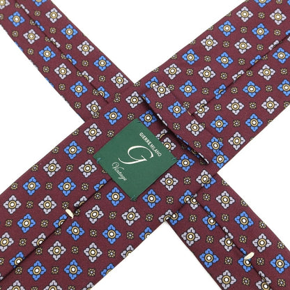 【中古】ジエレ GIERRE 小紋柄ネクタイ
 ボルドー【RED】【S/S/A/W】【状態ランクB】【メンズ】
【769781】