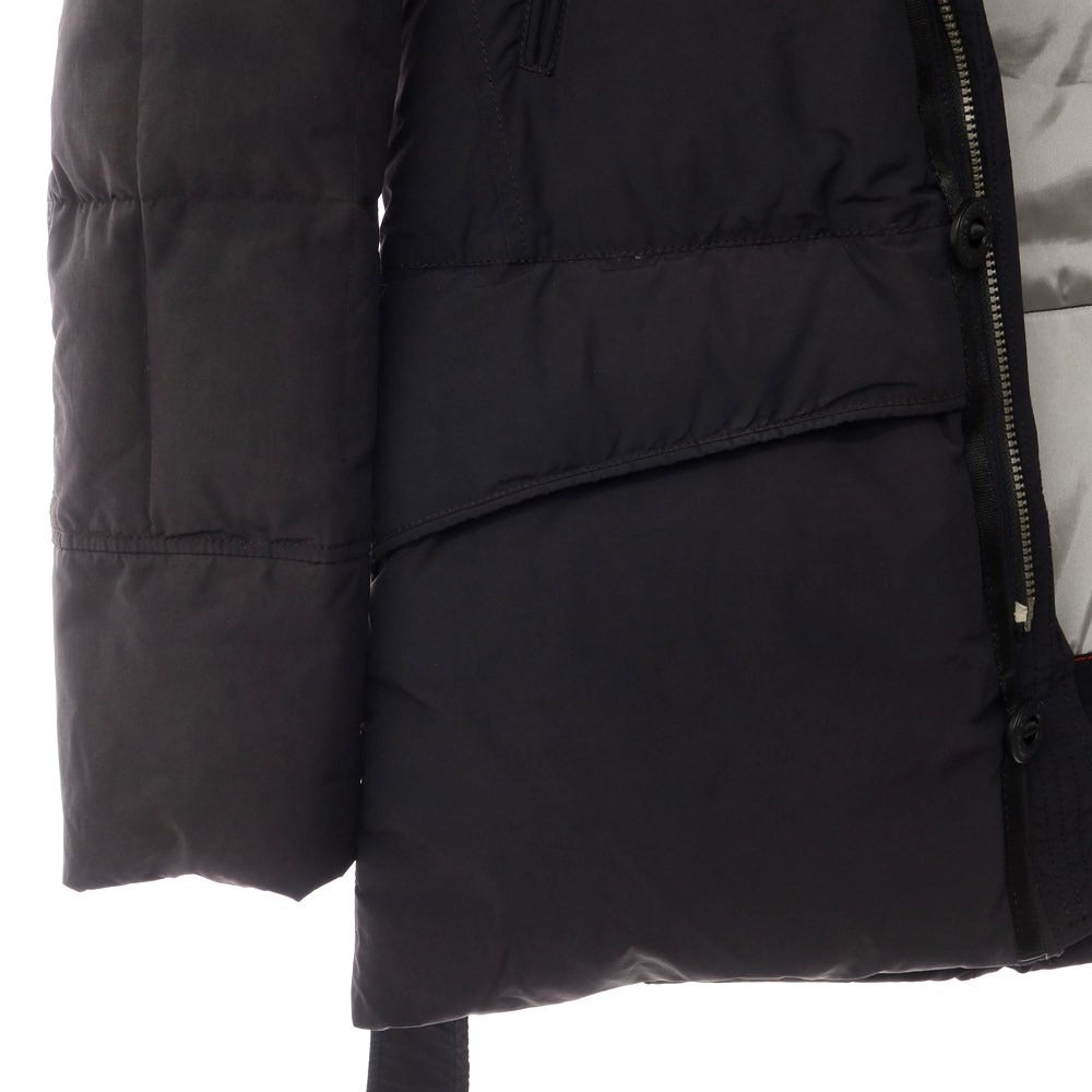 [Used] PEUTEREY nylon cotton hooded down coat, black [Size S] [BLK] [A/W] [Condition Rank D] [Men&