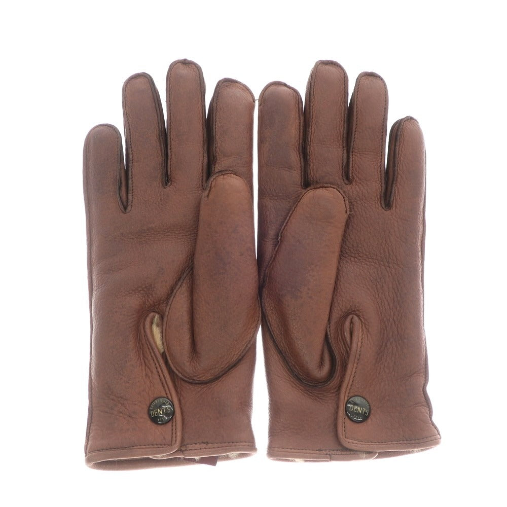 [Used] Dents Sheep Leather Rabbit Lining Gloves Brown [BRW] [A/W] [Condition Rank B] ​​[Men&