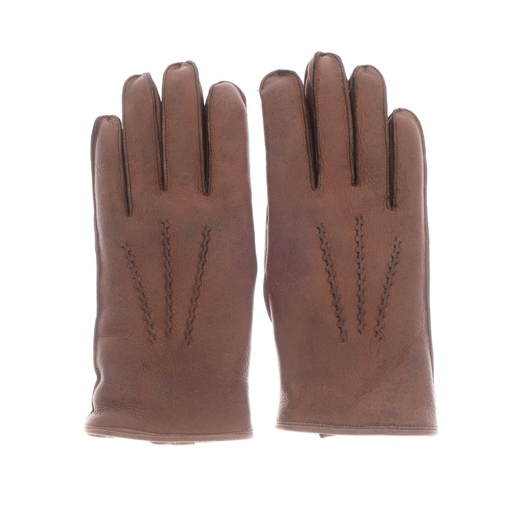 [Used] Dents Sheep Leather Rabbit Lining Gloves Brown [BRW] [A/W] [Condition Rank B] ​​[Men&
