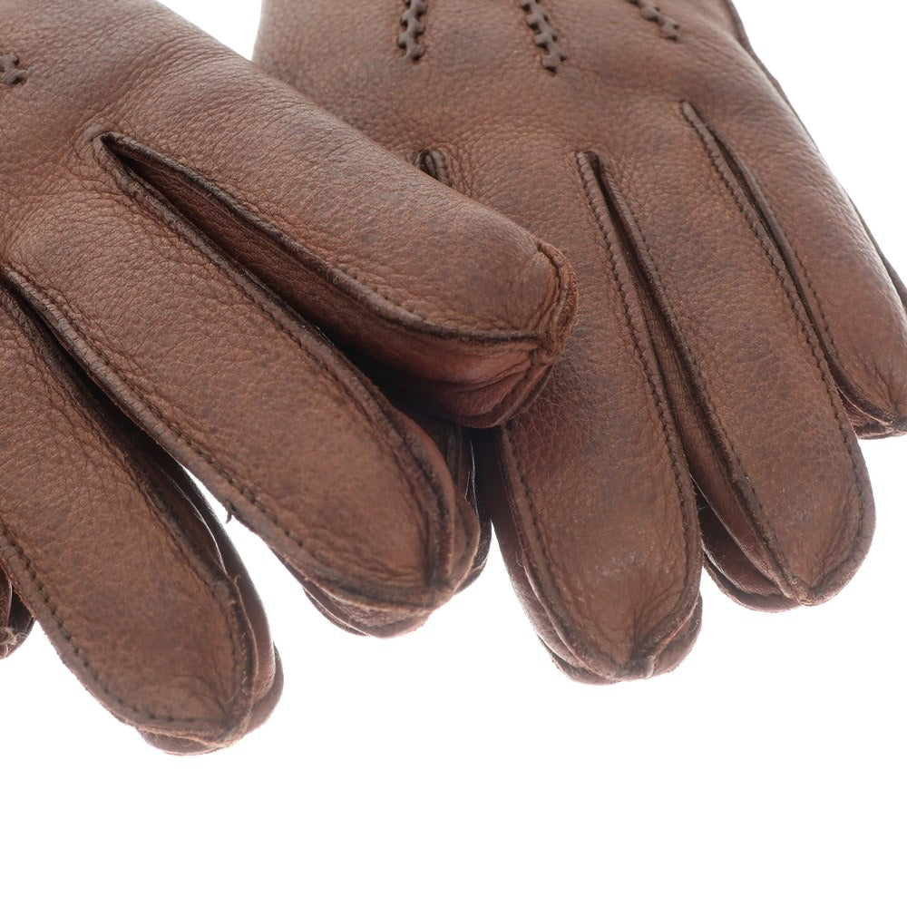 [Used] Dents Sheep Leather Rabbit Lining Gloves Brown [BRW] [A/W] [Condition Rank B] ​​[Men&
