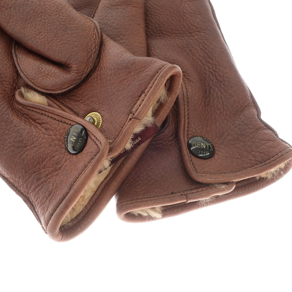 [Used] Dents Sheep Leather Rabbit Lining Gloves Brown [BRW] [A/W] [Condition Rank B] ​​[Men&