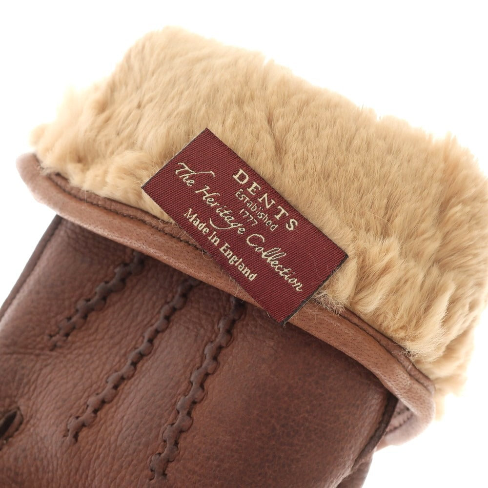 [Used] Dents Sheep Leather Rabbit Lining Gloves Brown [BRW] [A/W] [Condition Rank B] ​​[Men&