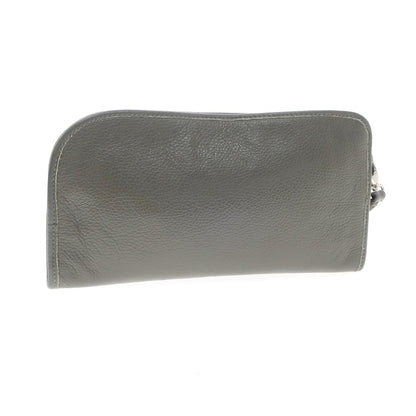 [Used] TRAMONTANO Grained Leather Clutch Bag Grey [W29xH15] [GRY] [S/S/A/W] [Condition Rank B] ​​[Men&