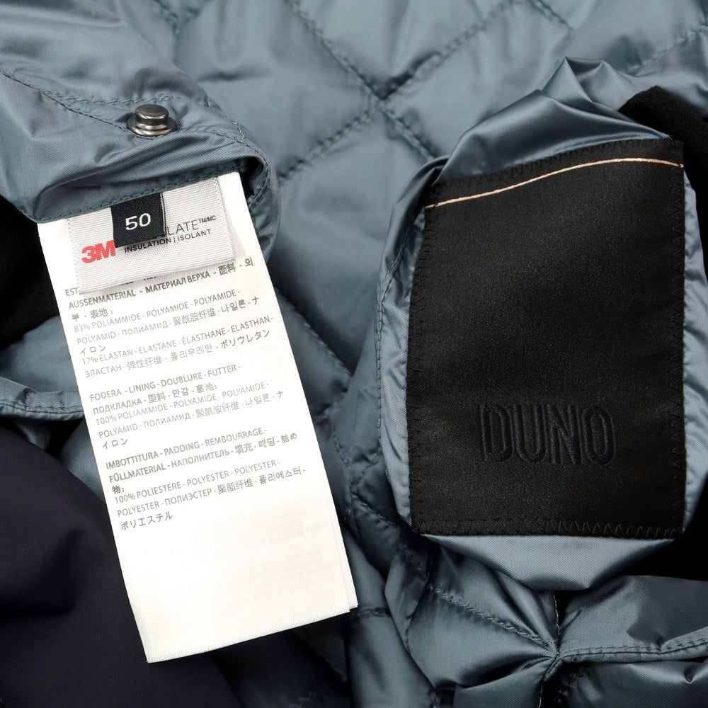 [Used] [Unused] DUNO Nylon reversible padded stand collar coat, navy [Size 50] [NVY] [A/W] [Condition Rank S] [Men&
