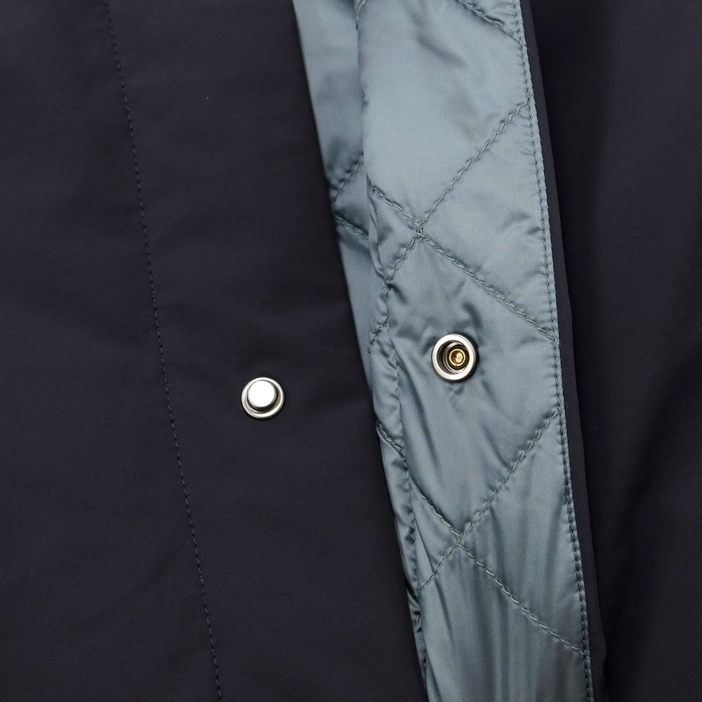 [Used] [Unused] DUNO Nylon reversible padded stand collar coat, navy [Size 50] [NVY] [A/W] [Condition Rank S] [Men&
