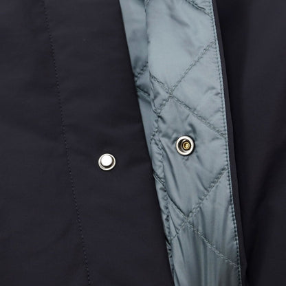 [Used] [Unused] DUNO Nylon reversible padded stand collar coat, navy [Size 50] [NVY] [A/W] [Condition Rank S] [Men&