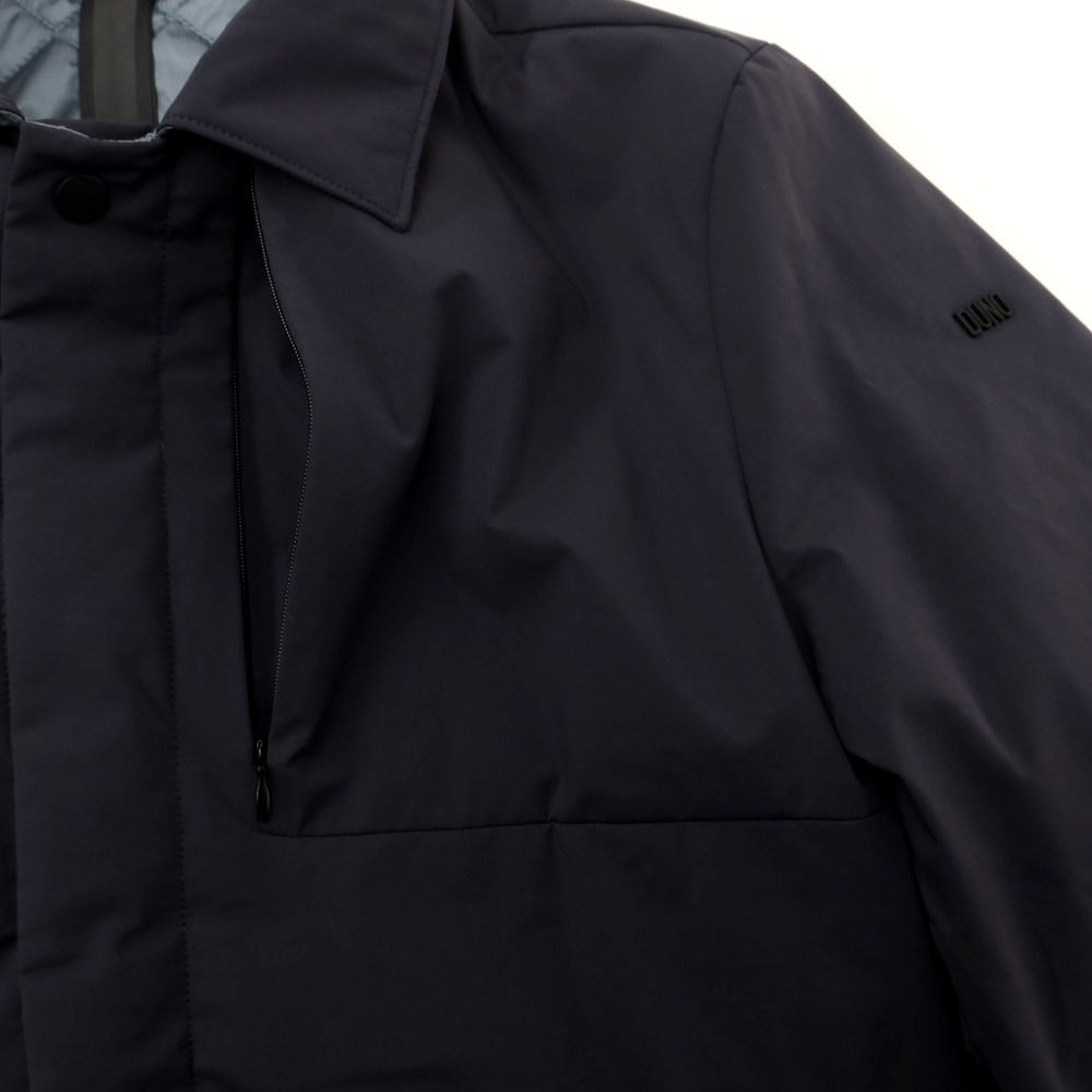 [Used] [Unused] DUNO Nylon reversible padded stand collar coat, navy [Size 50] [NVY] [A/W] [Condition Rank S] [Men&