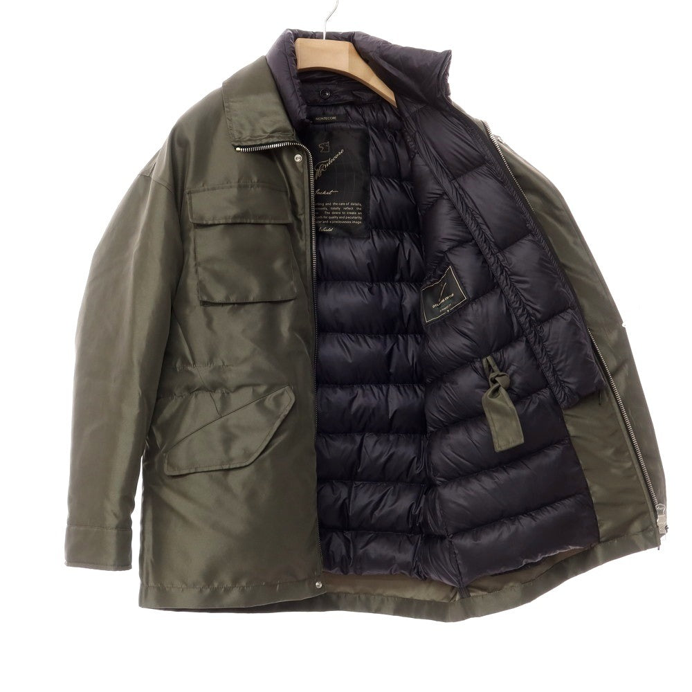 [Used] [Unused] Montecore Nylon Down Jacket Blouson Olive Green [Size 50] [GRN] [A/W] [Condition Rank S] [Men&
