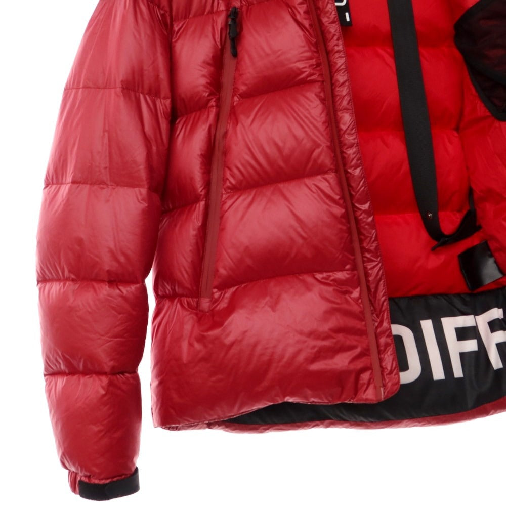 [Used] [Unused] OUTHERE Nylon Hooded Down Jacket Blouson Red [Size S] [RED] [A/W] [Condition Rank S] [Men&
