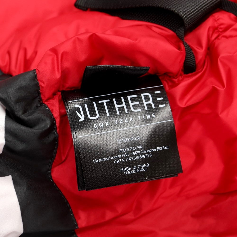 [Used] [Unused] OUTHERE Nylon Hooded Down Jacket Blouson Red [Size S] [RED] [A/W] [Condition Rank S] [Men&