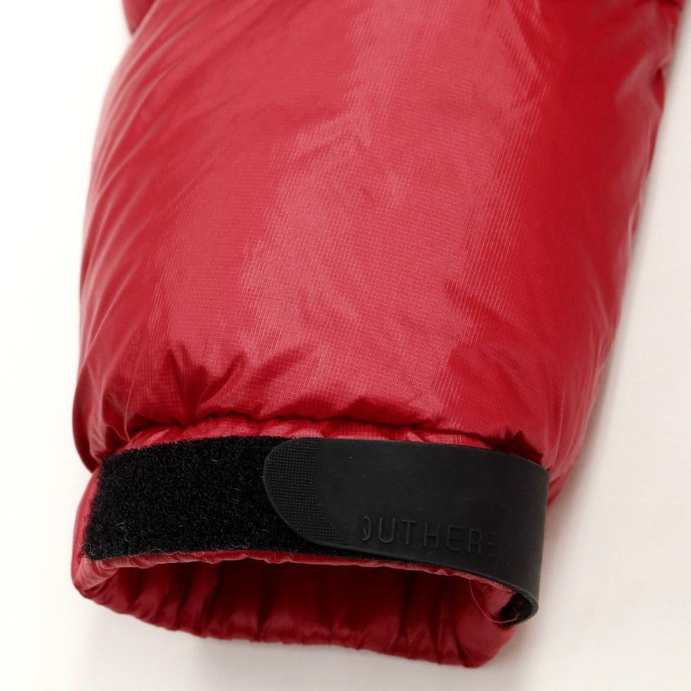 [Used] [Unused] OUTHERE Nylon Hooded Down Jacket Blouson Red [Size S] [RED] [A/W] [Condition Rank S] [Men&