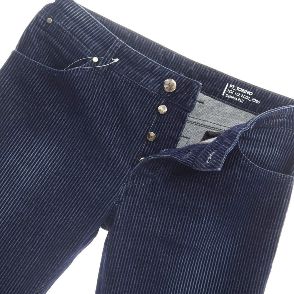 【中古】ピーティートリノ デニム PT TORINO DENIM SOUL コーデュロイパンツ
 ネイビー【サイズ34】【NVY】【A/W】【状態ランクA】【メンズ】
【769688】 APD