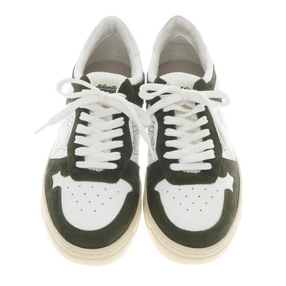 [Used] [Unused] Atlantic STARS nantoc suede leather sneakers, white x dark olive [Size 42] [WHT] [S/S/A/W] [Condition Rank S] [Men&