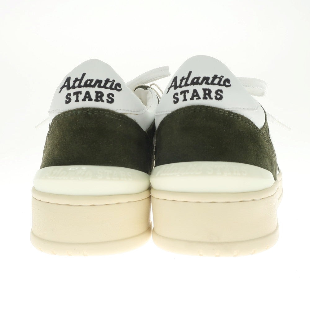 [Used] [Unused] Atlantic STARS nantoc suede leather sneakers, white x dark olive [Size 42] [WHT] [S/S/A/W] [Condition Rank S] [Men&