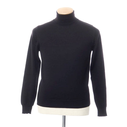 [Used] Alessandro Luppi high gauge wool turtleneck knit black [size 44] [BLK] [A/W] [Condition rank B] ​​[Men&