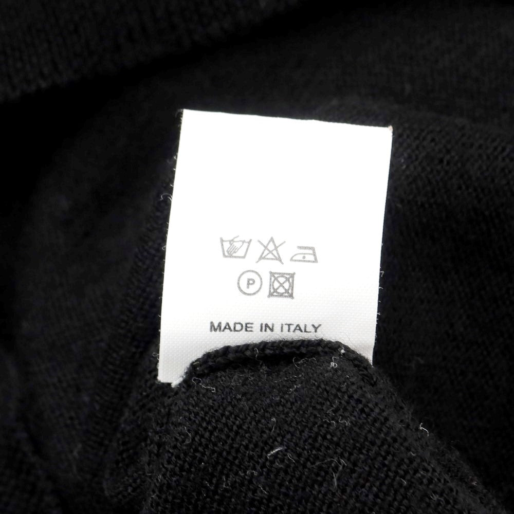 [Used] Alessandro Luppi high gauge wool turtleneck knit black [size 44] [BLK] [A/W] [Condition rank B] ​​[Men&