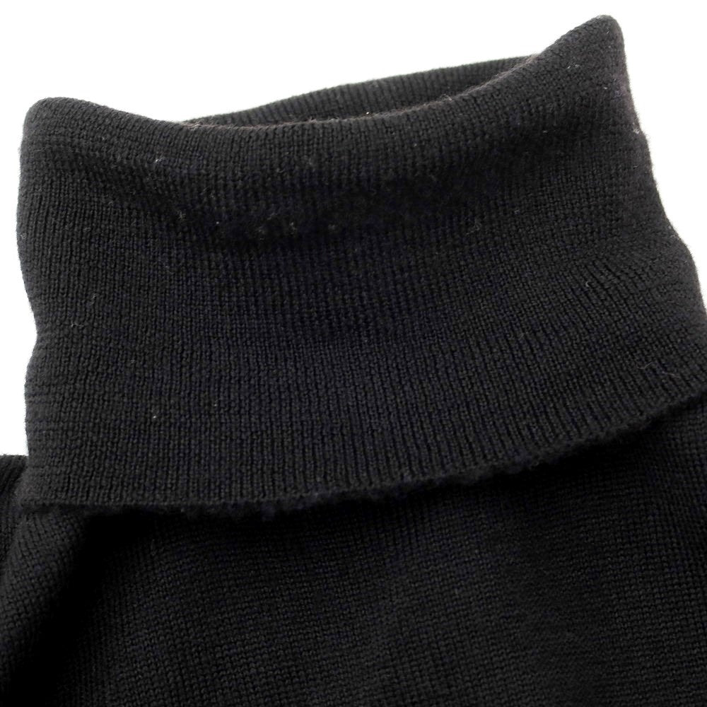 [Used] Alessandro Luppi high gauge wool turtleneck knit black [size 44] [BLK] [A/W] [Condition rank B] ​​[Men&