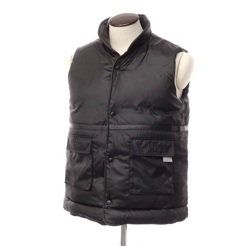 【中古】インフルエンス influence ポリエステル リバーシブル 中綿 ベスト ブラック【サイズL】【BLK】【A/W】【状態ランクB】【メンズ】【769072】