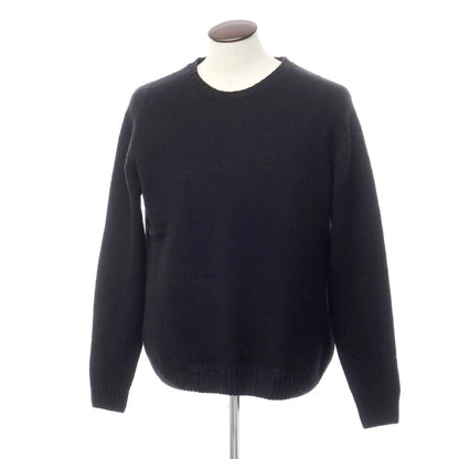 [Used] Alessandro Luppi Mid-gauge wool crew neck knit Black [Size 52] [BLK] [A/W] [Condition Rank C] [Men&