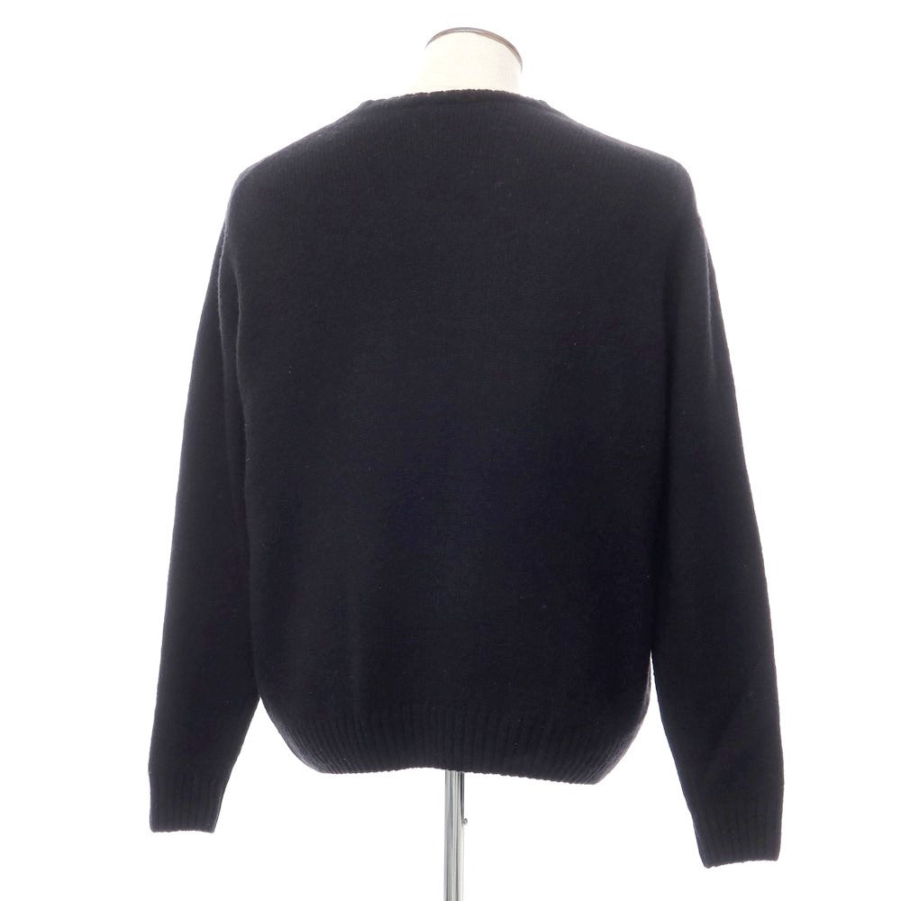 [Used] Alessandro Luppi Mid-gauge wool crew neck knit Black [Size 52] [BLK] [A/W] [Condition Rank C] [Men&