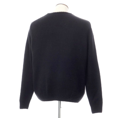 [Used] Alessandro Luppi Mid-gauge wool crew neck knit Black [Size 52] [BLK] [A/W] [Condition Rank C] [Men&