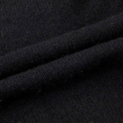 [Used] Alessandro Luppi Mid-gauge wool crew neck knit Black [Size 52] [BLK] [A/W] [Condition Rank C] [Men&