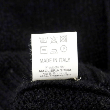[Used] Alessandro Luppi Mid-gauge wool crew neck knit Black [Size 52] [BLK] [A/W] [Condition Rank C] [Men&