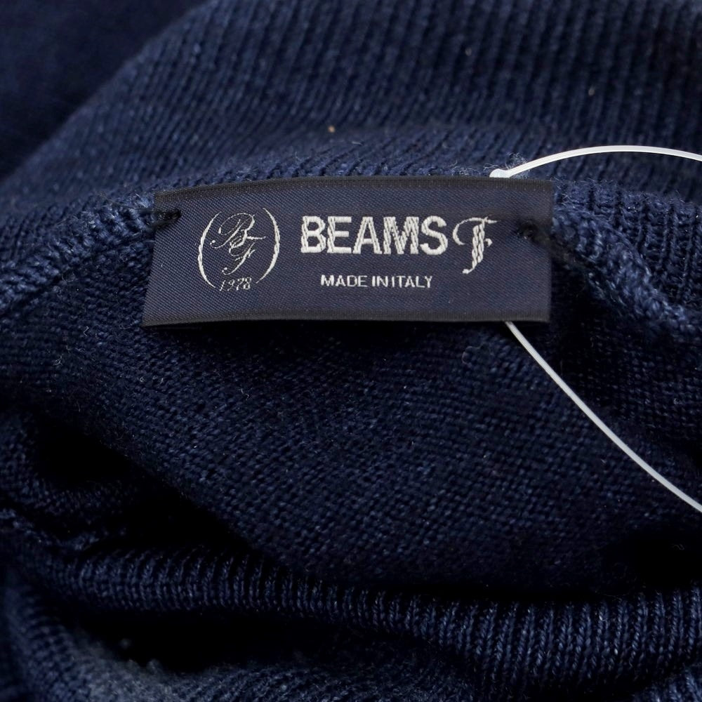 [Used] BEAMS F High Gauge Wool Turtleneck Knit Navy [Size 48] [NVY] [A/W] [Condition Rank C] [Men&
