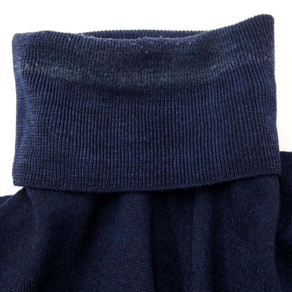 [Used] BEAMS F High Gauge Wool Turtleneck Knit Navy [Size 48] [NVY] [A/W] [Condition Rank C] [Men&