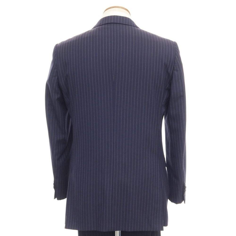 【中古】アザブテーラー azabu tailor ウール ストライプ 3B セットアップ スーツ ネイビー【サイズ48/85】【NVY】【S/S】【状態ランクD】【メンズ】【769573】
[EPD]