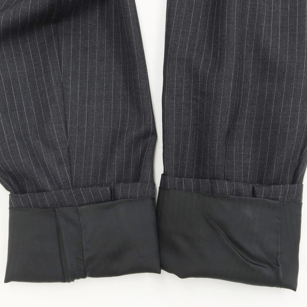 [Used] azabu tailor wool stripe 3B suit set up dark grey x white [size 48/85] [GRY] [A/W] [Condition rank D] [Men&