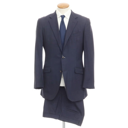【中古】アザブテーラー azabu tailor 3つボタンスーツ
 ダークネイビー【サイズ48/85】【NVY】【S/S】【状態ランクC】【メンズ】
【769572】 CPD