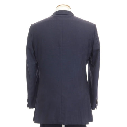 【中古】アザブテーラー azabu tailor 3つボタンスーツ
 ダークネイビー【サイズ48/85】【NVY】【S/S】【状態ランクC】【メンズ】
【769572】 CPD