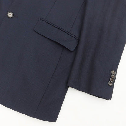【中古】アザブテーラー azabu tailor 3つボタンスーツ
 ダークネイビー【サイズ48/85】【NVY】【S/S】【状態ランクC】【メンズ】
【769572】 CPD