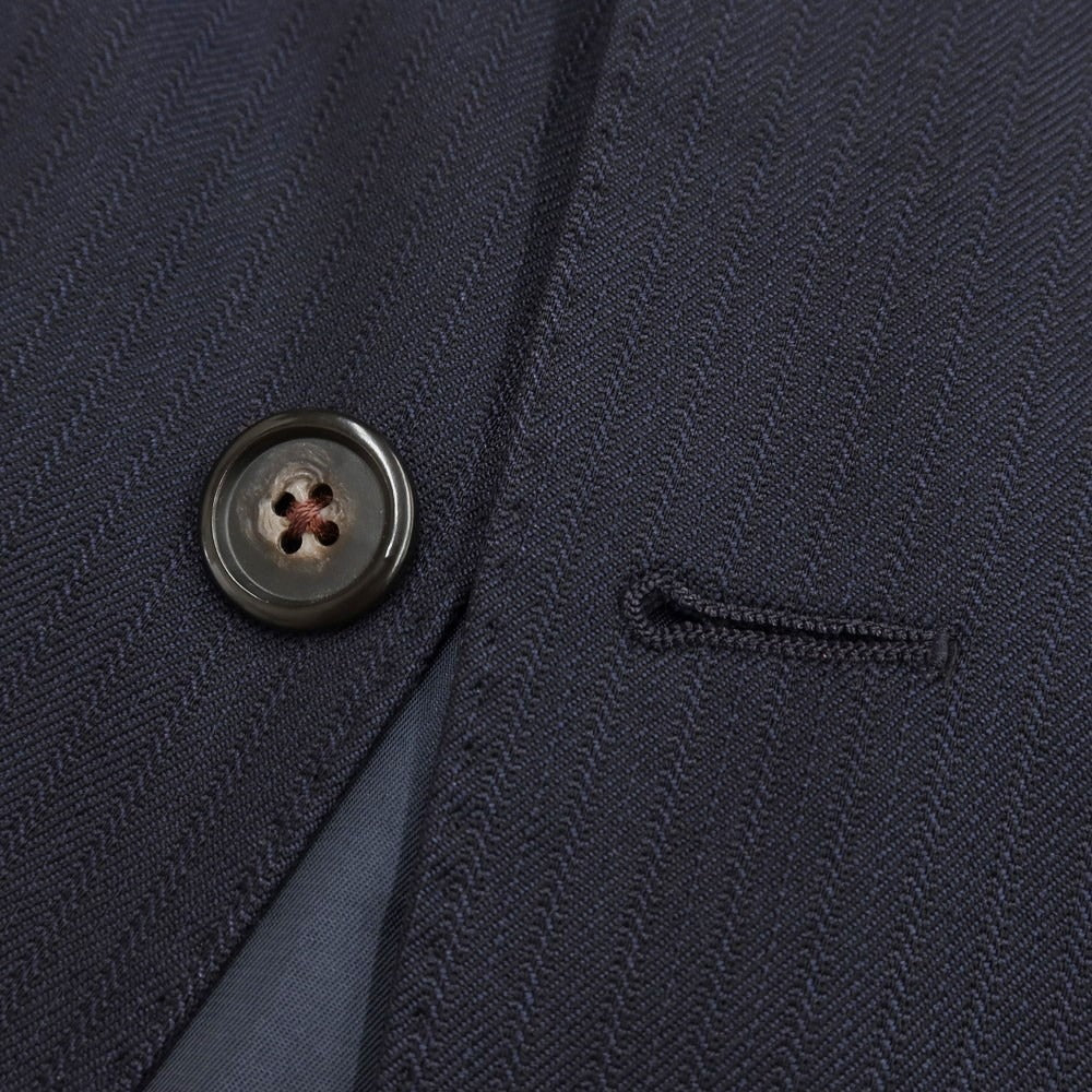 【中古】アザブテーラー azabu tailor 3つボタンスーツ
 ダークネイビー【サイズ48/85】【NVY】【S/S】【状態ランクC】【メンズ】
【769572】 CPD