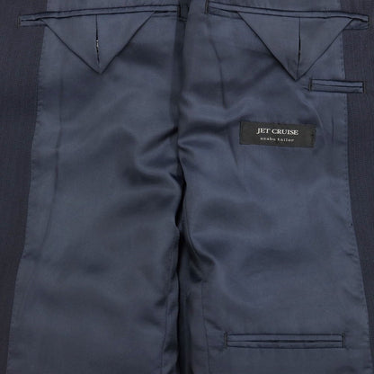 【中古】アザブテーラー azabu tailor 3つボタンスーツ
 ダークネイビー【サイズ48/85】【NVY】【S/S】【状態ランクC】【メンズ】
【769572】 CPD