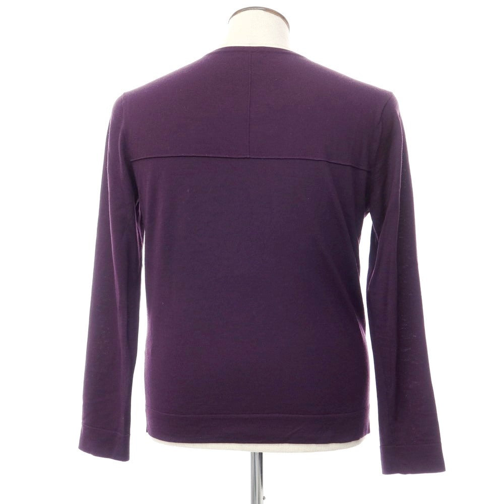 [Used] JOSEPH HOMME High Gauge Wool V-Neck Knit Purple [Size 50] [PUP] [A/W] [Condition Rank B] ​​[Men&