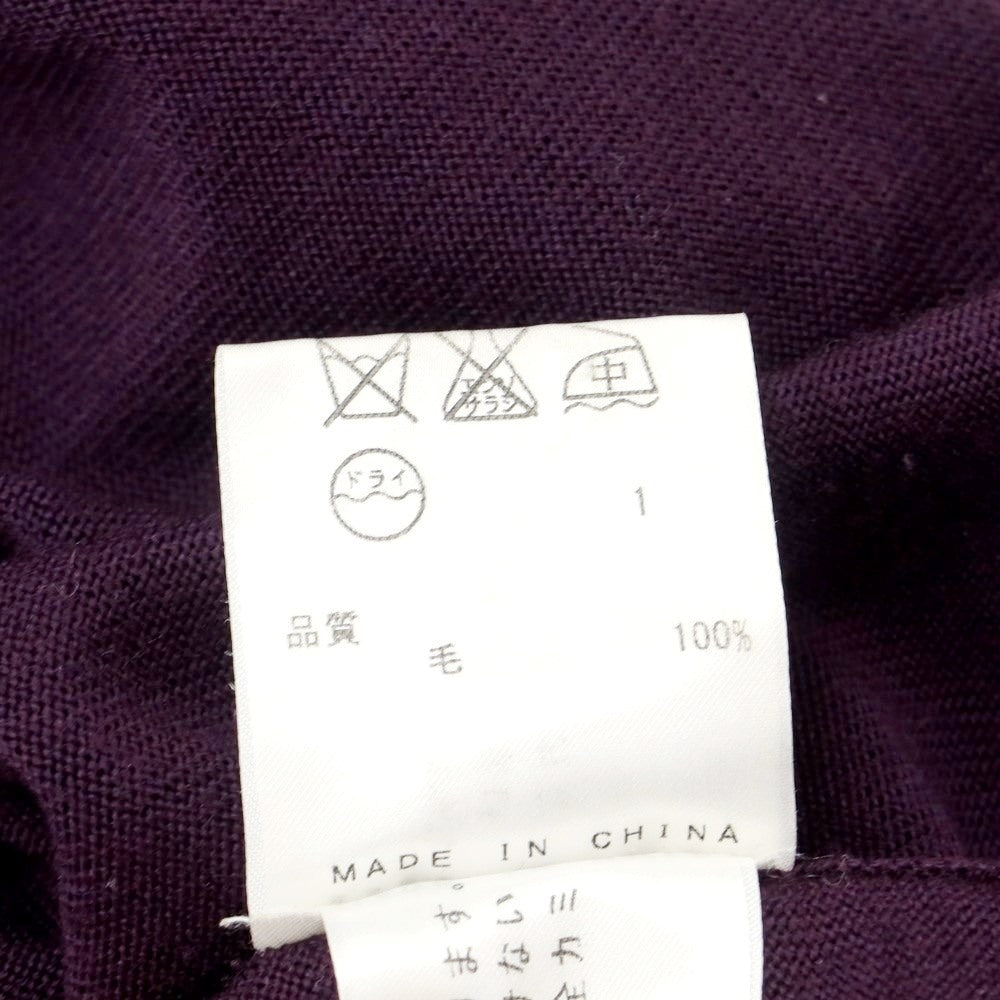 [Used] JOSEPH HOMME High Gauge Wool V-Neck Knit Purple [Size 50] [PUP] [A/W] [Condition Rank B] ​​[Men&