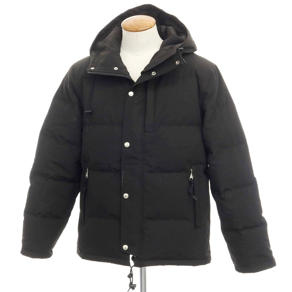 【中古】ジャーナルスタンダード JOURNAL STANDARD LASKAFABRIC ポリエステルコットン フーデッド ダウンジャケット ブラック【サイズM】【BLK】【A/W】【状態ランクB】【メンズ】【768987】
