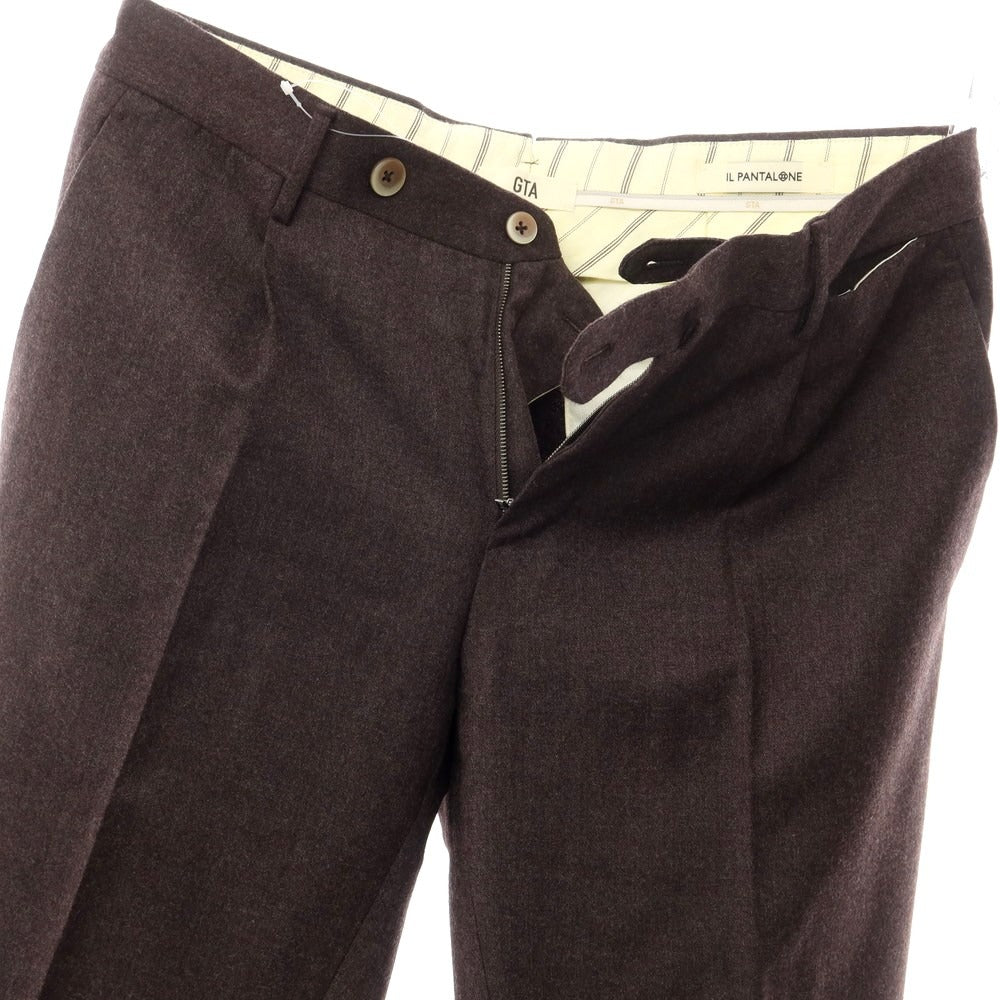 [Used] GTA Wool Dress Slacks Pants Dark Brown [Size 48] [BRW] [A/W] [Condition Rank A] [Men&