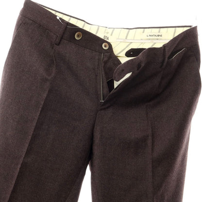 [Used] GTA Wool Dress Slacks Pants Dark Brown [Size 48] [BRW] [A/W] [Condition Rank A] [Men&