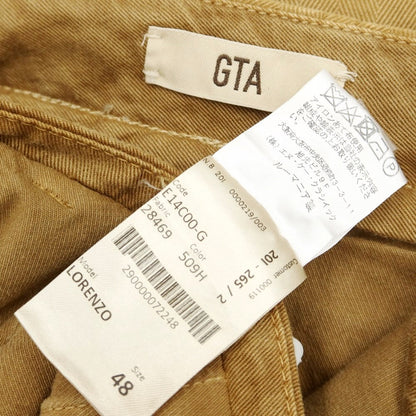 [Used] GTA Herringbone Cotton Bush Slacks Pants, Camel Color [Size 48] [BEI] [S/S/A/W] [Condition Rank B] ​​[Men&