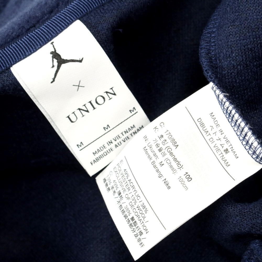 [Used] UNION 2023 Spring/Summer x AIRJORDAN Acrylic Polyester Fleece Set Up Navy [Size M/M] [NVY] [A/W] [Condition Rank A] [Men&