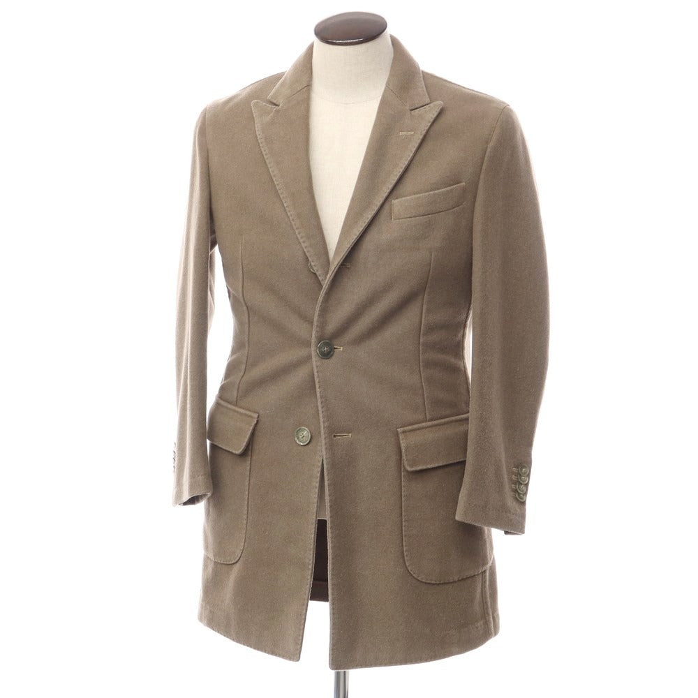 [Used] LUBIAM Wool Nylon Chesterfield Coat Olive Khaki [Size 48] [KAK] [A/W] [Condition Rank C] [Men&