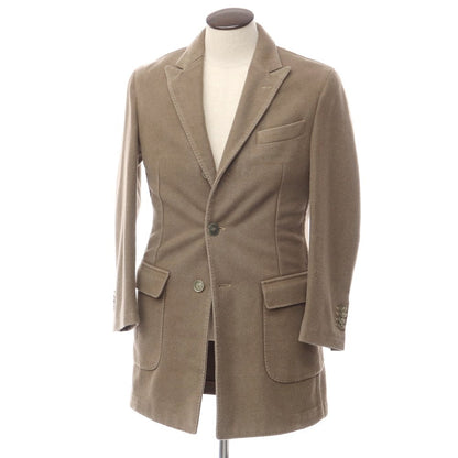 [Used] LUBIAM Wool Nylon Chesterfield Coat Olive Khaki [Size 48] [KAK] [A/W] [Condition Rank C] [Men&
